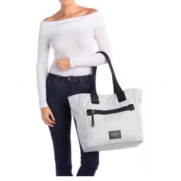 Marc Jacobs Handbags - NWT Marc Jacobs Nylon Biker Tote. Grey & Gorgeous